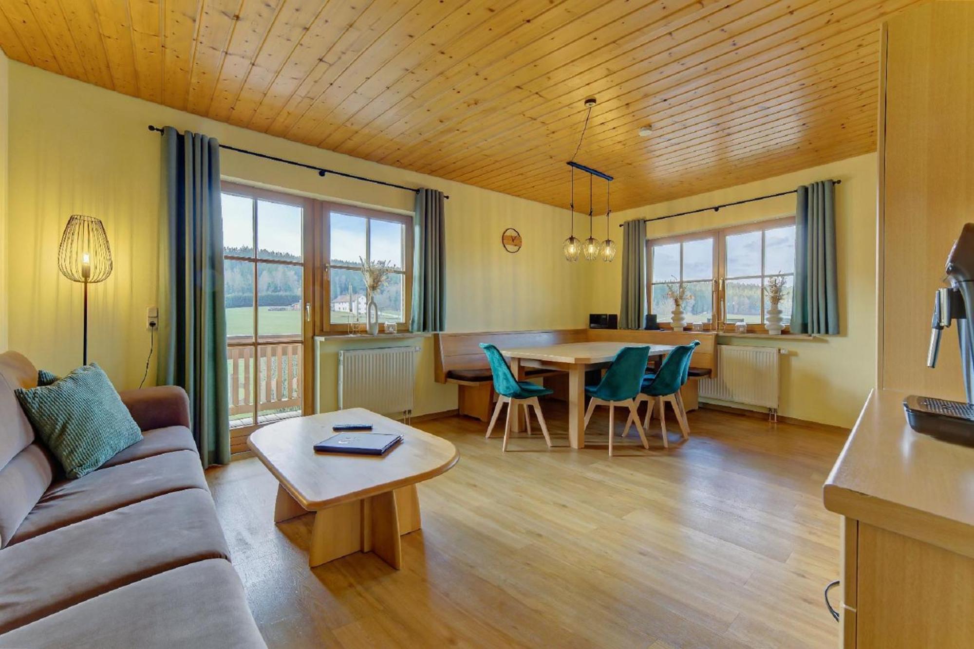 Ferienwohnungen Holzferienhaeuser Leithenwald Zwiesel Bagian luar foto