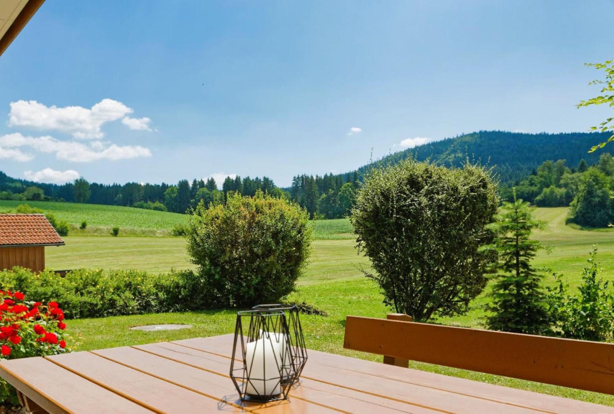 Ferienwohnungen Holzferienhaeuser Leithenwald Zwiesel Bagian luar foto