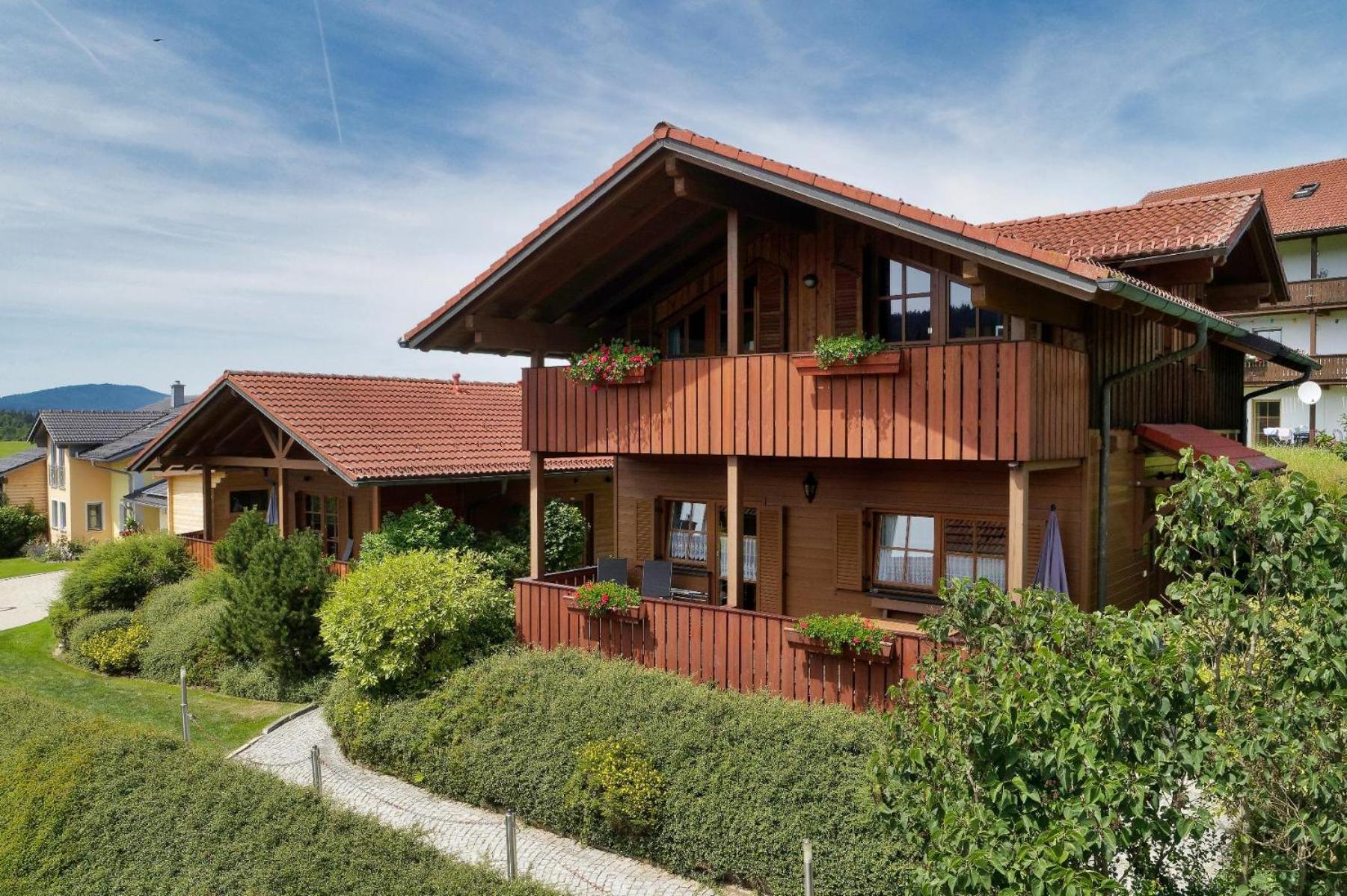 Ferienwohnungen Holzferienhaeuser Leithenwald Zwiesel Bagian luar foto